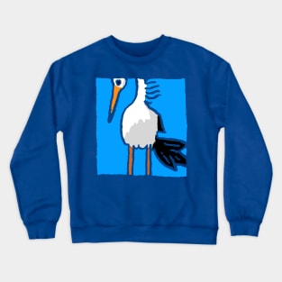 Stork - Minimal Crewneck Sweatshirt